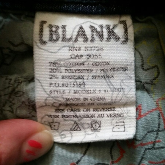 SOLD! Blank NYC Jeans Dark Skinny - Picture 6 of 6